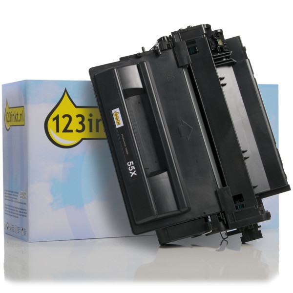 HP Marque 123encre remplace HP 55X (CE255X) toner noir haute capacité CE255XC 039889 - 1