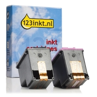 HP Marque 123encre remplace HP 62 (N9J71AE) pack double cartouche d'encre - noir et couleur N9J71AEC 160136