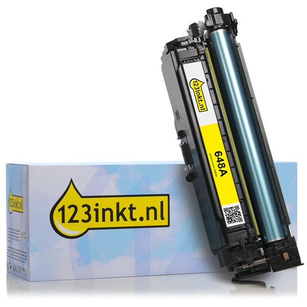 HP Marque 123encre remplace HP 648A (CE262A) toner jaune CE262AC 039899 - 1