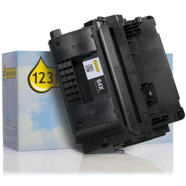 HP Marque 123encre remplace HP 64X (CC364X) toner noir capacité extra-haute CC364XC 055141 - 1