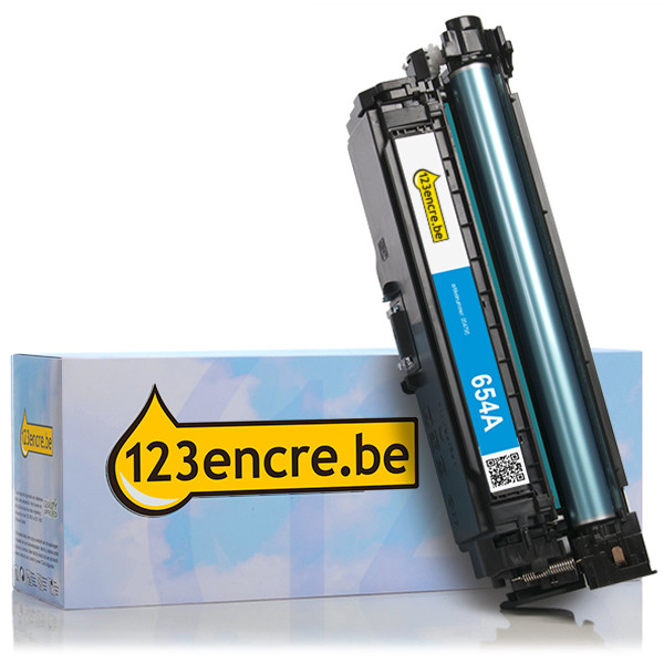 HP Marque 123encre remplace HP 654A (CF331A) toner - cyan CF331AC 054795 - 1