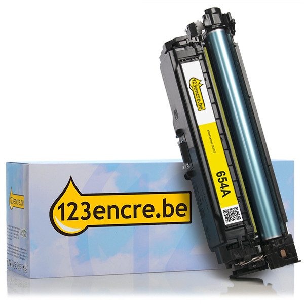 HP Marque 123encre remplace HP 654A (CF332A) toner - jaune CF332AC 054797 - 1