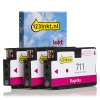 Marque 123encre remplace HP 711 (CZ135A) multipack 3 pièces - magenta