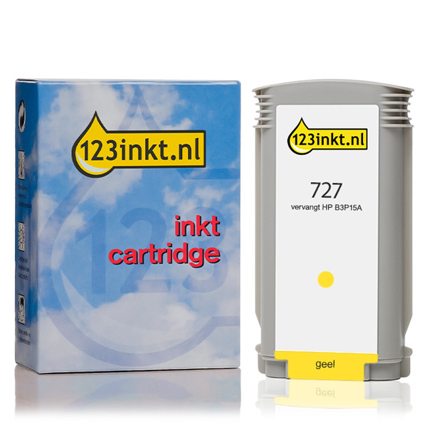 HP Marque 123encre remplace HP 727 (B3P15A) cartouche d'encre - jaune B3P15AC 044283 - 1