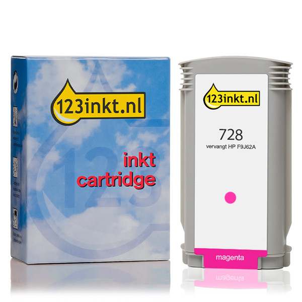 HP Marque 123encre remplace HP 728 (F9J62A) cartouche d'encre - magenta F9J62AC 044487 - 1