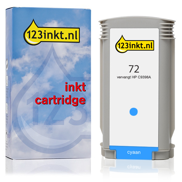 HP Marque 123encre remplace HP 72 (C9398A) cartouche d'encre - cyan C9398AC 030883 - 1