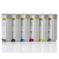 HP Marque 123encre remplace HP 72 multipack MBK/PBK/C/M/Y/GY haute capacité  160146