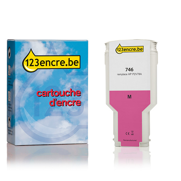 HP Marque 123encre remplace HP 746 (P2V78A) cartouche d'encre - magenta P2V78AC 055341 - 1