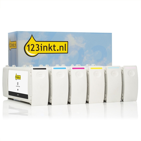 HP Marque 123encre remplace HP 81 multipack noir + 5 couleurs  160163 - 1