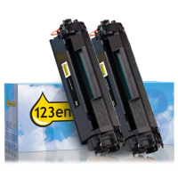 HP Marque 123encre remplace HP 83A (CF283AD) toner duopack - noir CF283ADC 132192