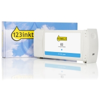 HP Marque 123encre remplace HP 83 (C4944A) cartouche d'encre cyan clair UV C4944AC 031601