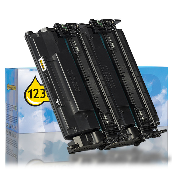Marque 123encre remplace HP 89A (CF289A) toner double pack - noir 055311 - 1