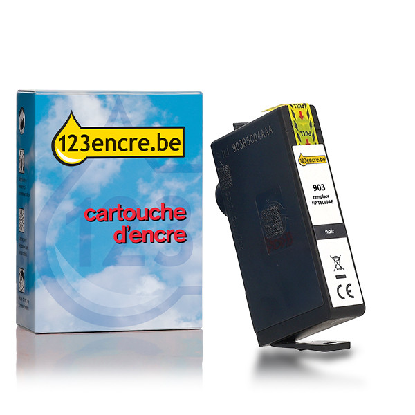 Marque 123encre remplace HP 903 (T6L99AE) cartouche d'encre - noir 093182 - 1