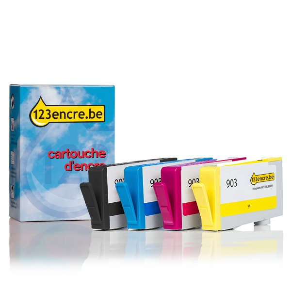 HP Marque 123encre remplace HP 903 multipack noir/cyan/magenta/jaune  160181 - 1