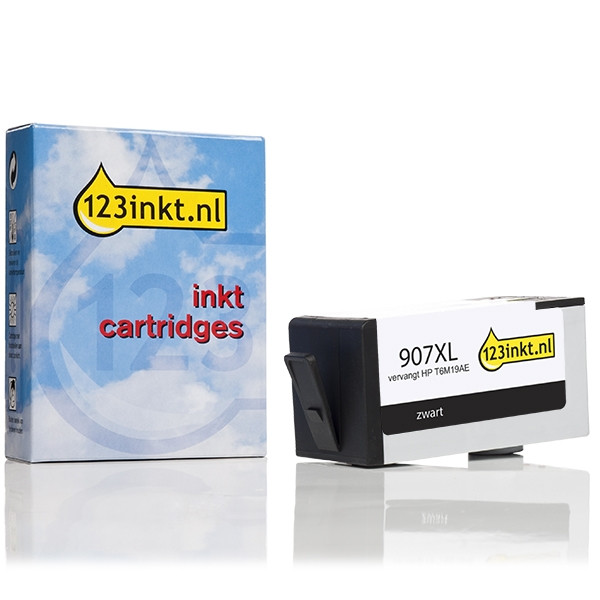 Marque 123encre remplace HP 907XL (T6M19AE) cartouche d'encre extra haute capacité - noir 044585 - 1