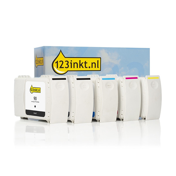 HP Marque 123encre remplace HP 90 multipack 2x noir + 3 couleurs  160739 - 1