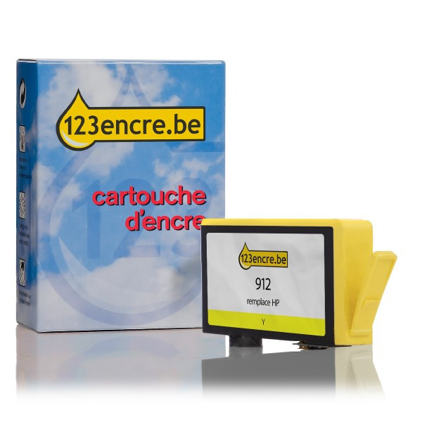HP Marque 123encre remplace HP 912 (3YL79AE) cartouche d'encre - jaune 3YL79AEC 055421 - 1