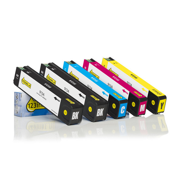 HP Marque 123encre remplace HP 913A multipack 2x noir + 3 couleurs  160744 - 1