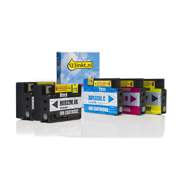 HP Marque 123encre remplace HP 932XL / HP 933XL multipack 2x noir + 3 couleurs  160746 - 1