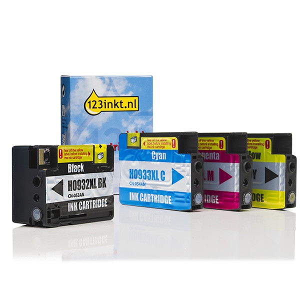 HP Marque 123encre remplace HP 932XL / HP 933XL multipack noir/cyan/magenta/jaune C2P42AEC 160182 - 1