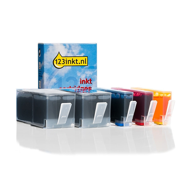 HP Marque 123encre remplace HP 934XL / HP 935XL multipack 2x noir + 3 couleurs  160747 - 1