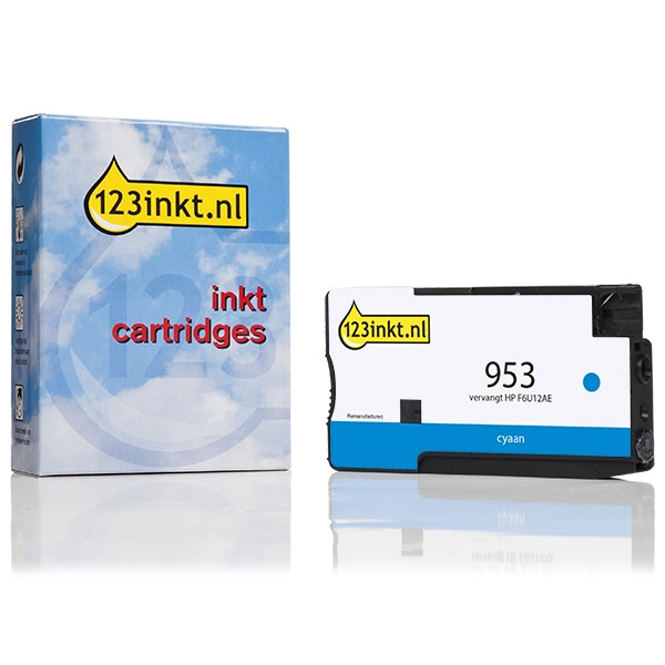 HP Marque 123encre remplace HP 953 (F6U12AE) cartouche d'encre - cyan F6U12AEC 044531 - 1