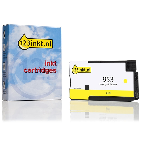 HP Marque 123encre remplace HP 953 (F6U14AE) cartouche d'encre - jaune F6U14AEC 044535 - 1