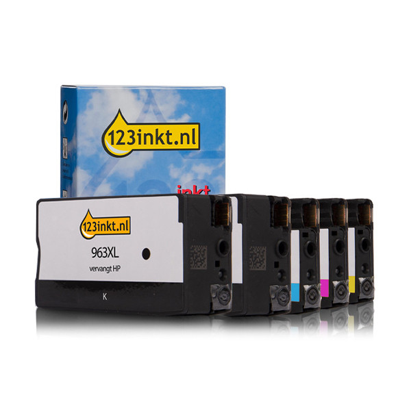 HP Marque 123encre remplace HP 963XL multipack 2x noir + 3 couleurs  160755 - 1