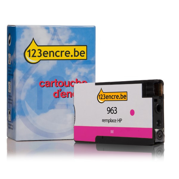 HP Marque 123encre remplace HP 963 (3JA24AE) cartouche d'encre - magenta 3JA24AEC 055379 - 1