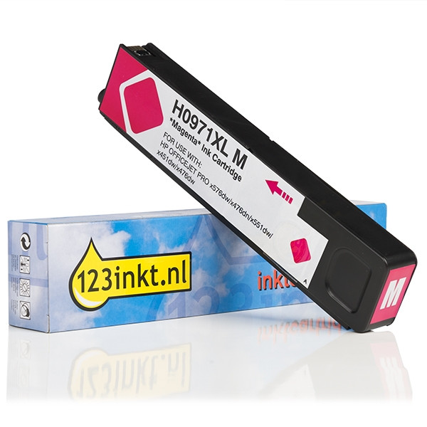 HP Marque 123encre remplace HP 971XL (CN627AE) cartouche d'encre haute capacité - magenta CN627AEC 044237 - 1