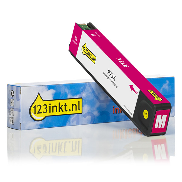 HP Marque 123encre remplace HP 973X (F6T82AE) cartouche d'encre haute capacité - magenta F6T82AEC 054919 - 1