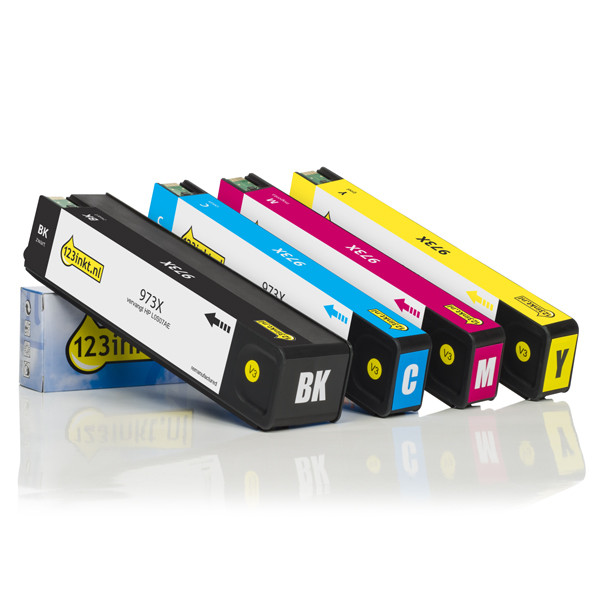 HP Marque 123encre remplace HP 973X multipack noir/cyan/magenta/jaune  160180 - 1