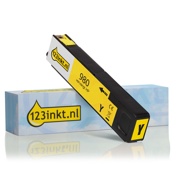 HP Marque 123encre remplace HP 980 (D8J09A) cartouche d'encre - jaune D8J09AC 044351 - 1