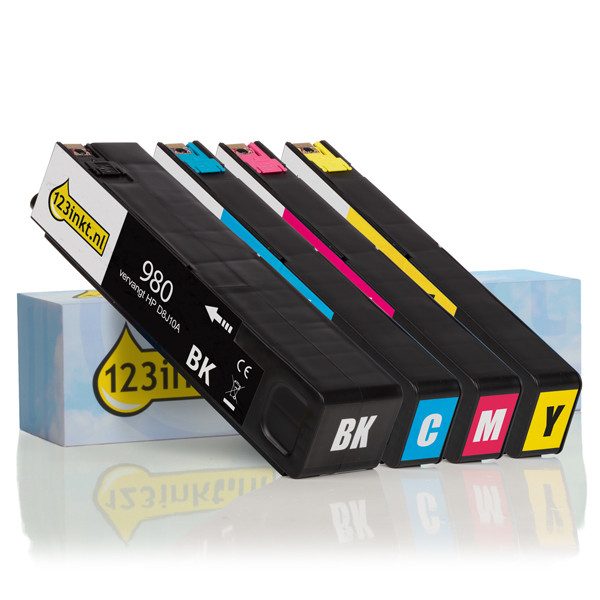 HP Marque 123encre remplace HP 980 multipack noir/cyan/magenta/jaune  160183 - 1