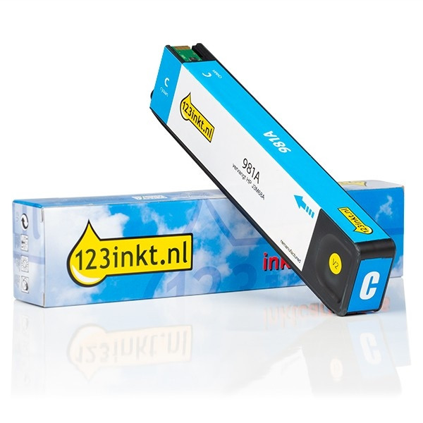 HP Marque 123encre remplace HP 981A (J3M68A) cartouche d'encre - cyan J3M68AC 044561 - 1