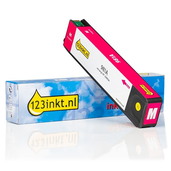 HP Marque 123encre remplace HP 981A (J3M69A) cartouche d'encre - magenta J3M69AC 044567 - 1