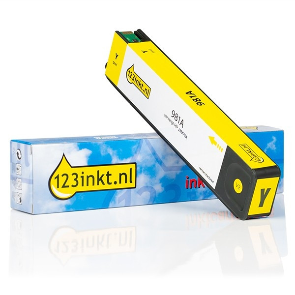 HP Marque 123encre remplace HP 981A (J3M70A) cartouche d'encre - jaune J3M70AC 044573 - 1