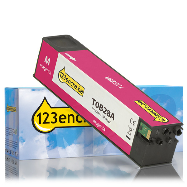 HP Marque 123encre remplace HP 982X (T0B28A) cartouche d'encre haute capacité - magenta T0B28AC 055205 - 1