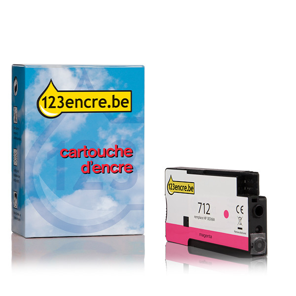 HP Marque 123encre remplace la cartouche d'encre HP 712 (3ED68A) - magenta 3ED68AC 093111 - 1