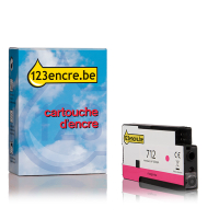 Marque 123encre remplace la cartouche d'encre HP 712 (3ED68A) - magenta