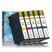 Marque 123encre remplace le multipack HP 903 2x noir + 3x couleur 160740