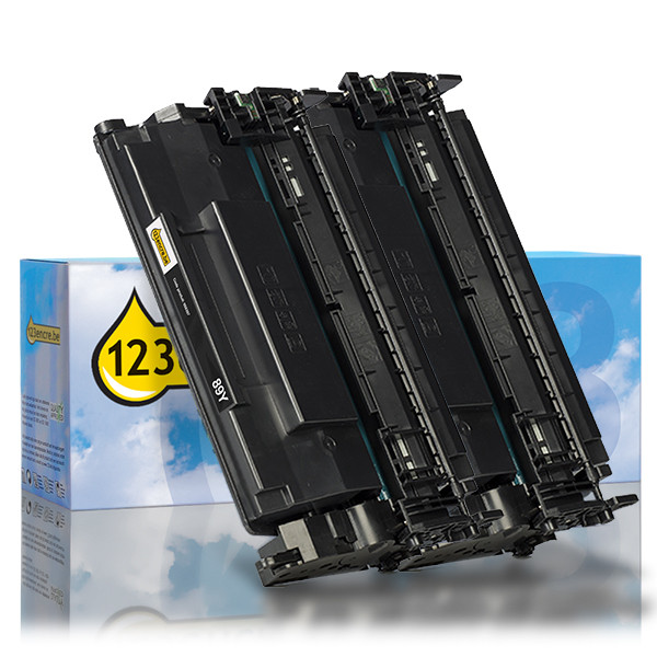 Marque 123encre remplace toner haute capacité HP 89Y (CF289Y) duopack - noir 055315 - 1