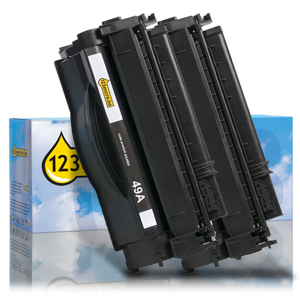 Marque 12encre remplace toner HP 49A (Q5949A) duopack - noir 033324 - 1
