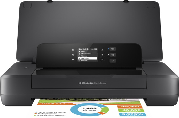 HP OfficeJet 200 imprimante à jet d'encre mobile A4 avec wifi CZ993AABH CZ993ABHC 841192 - 4