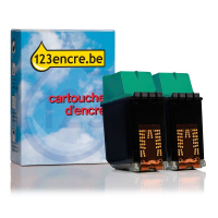HP Offre: marque 123encre remplace 2 x HP 25 cartouche d'encre couleur 51625AEC 030012
