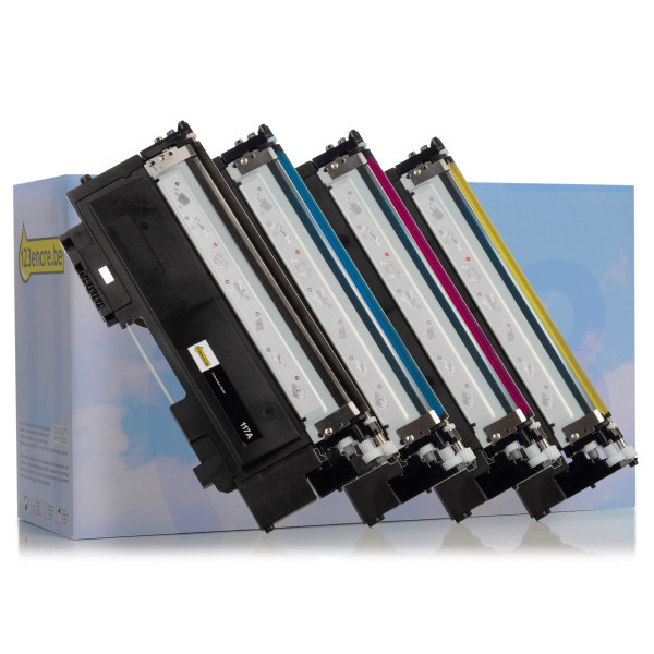 Hp Pack 4x Toner 117A Original Compatible avec les imprimantes laser HP  Color Laser 150, 150a, 150nw, MFP 178, MFP 178fwg, MFP 178nw, MFP 178nwg,  MFP 179, MFP 179fnw, MFP 179fwg, MFP