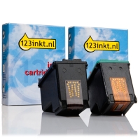 HP Offre: marque 123encre remplace HP 339 noir + HP 344 couleur haute capacité  160056