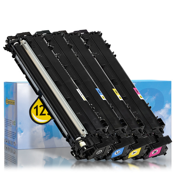 Offre : marque 123encre kit pour HP 659X : HP W2010X, W2011X, W2012X, W2013X noir + 3 couleurs 160854 - 1