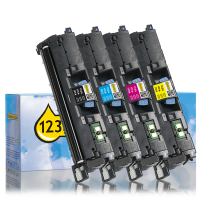 HP Offre : 123encre set pour HP 122A / 123A : HP Q3960A, 71A, 72A, 73A - noir + 3 couleurs  133003