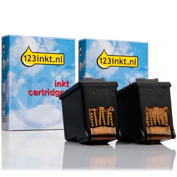 Offre : Marque 123encre remplace 2 cartouches d'encre noire HP 21 160024 - 1